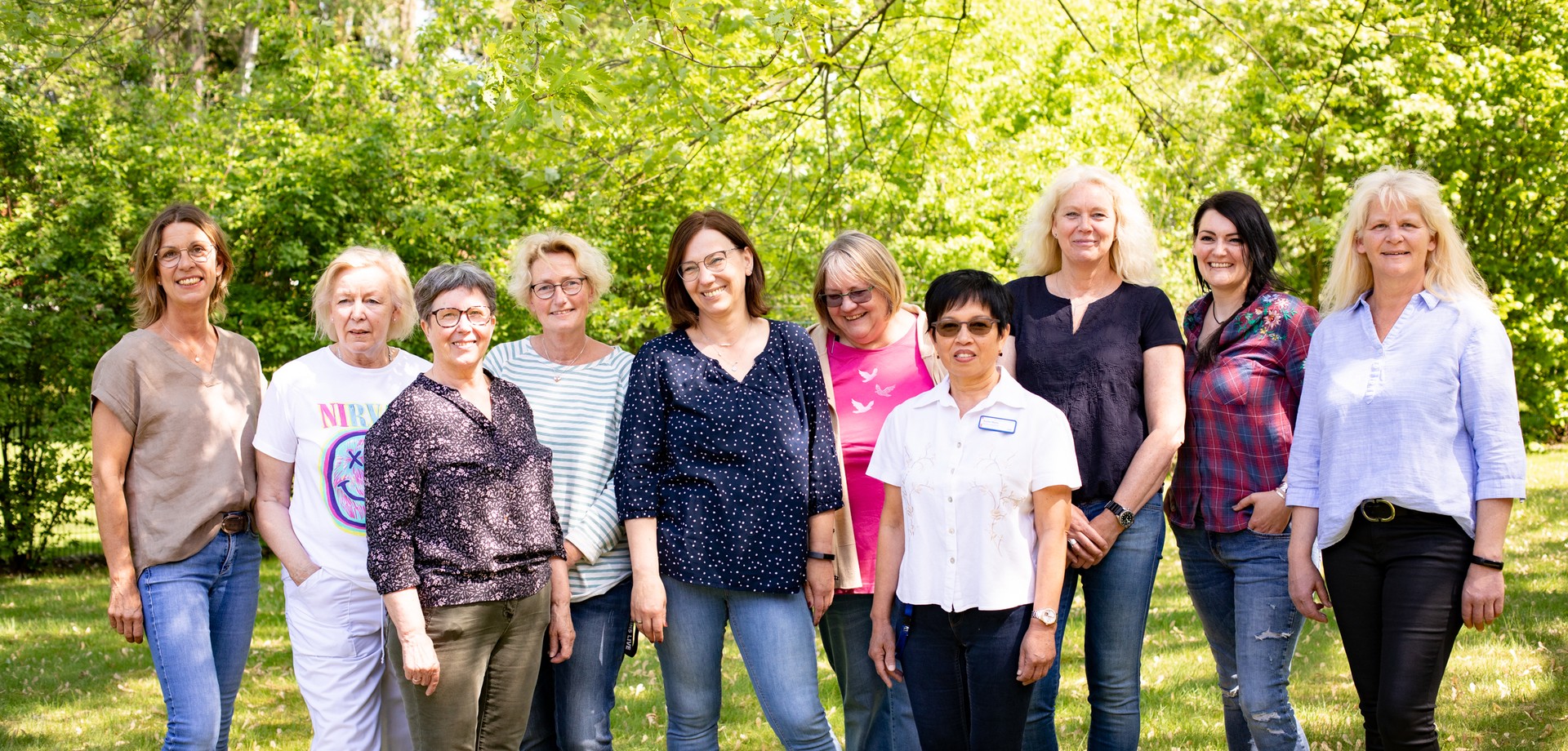 Gruppenfoto der Mitarbeiterinnen des Sozialen Dienstes.